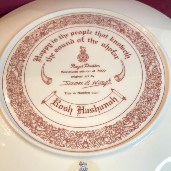 Royal Doulton Celebration of Faith Collection Rosh Hashanah By James Woods - Picture 11 of 12